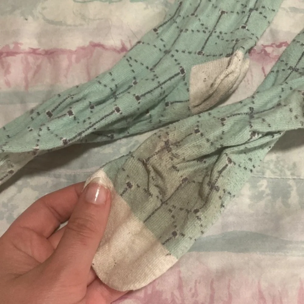 FREE turquoise socks one size